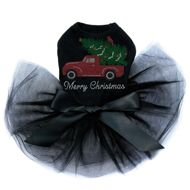 Christmas Truck - Dog Tutu