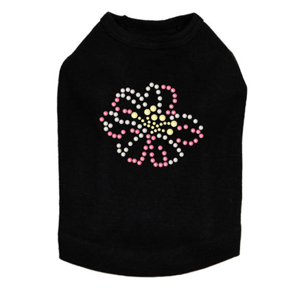 Pink & Yellow Pearl Flower - Dog Tank