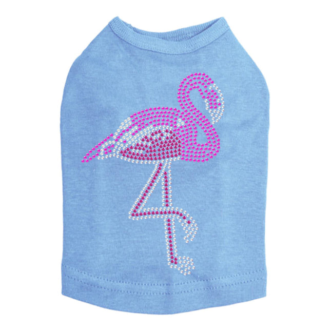 Pink Flamingo (Iridescent/AB) - Dog Tank