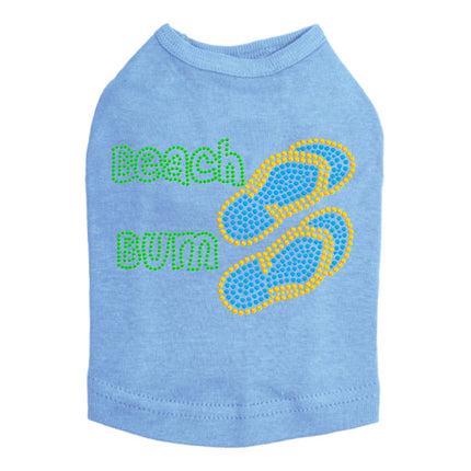 Beach Bum with Flip Flops - Dog Tank