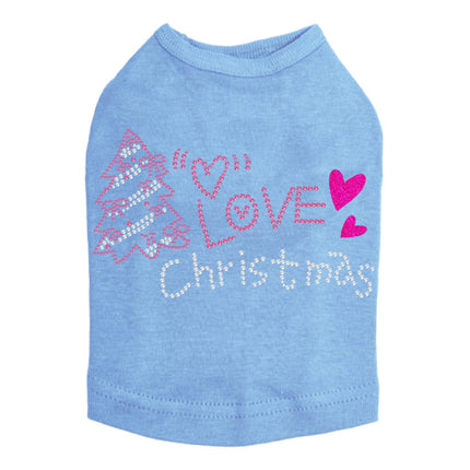 Love Pink Christmas - Dog Tank