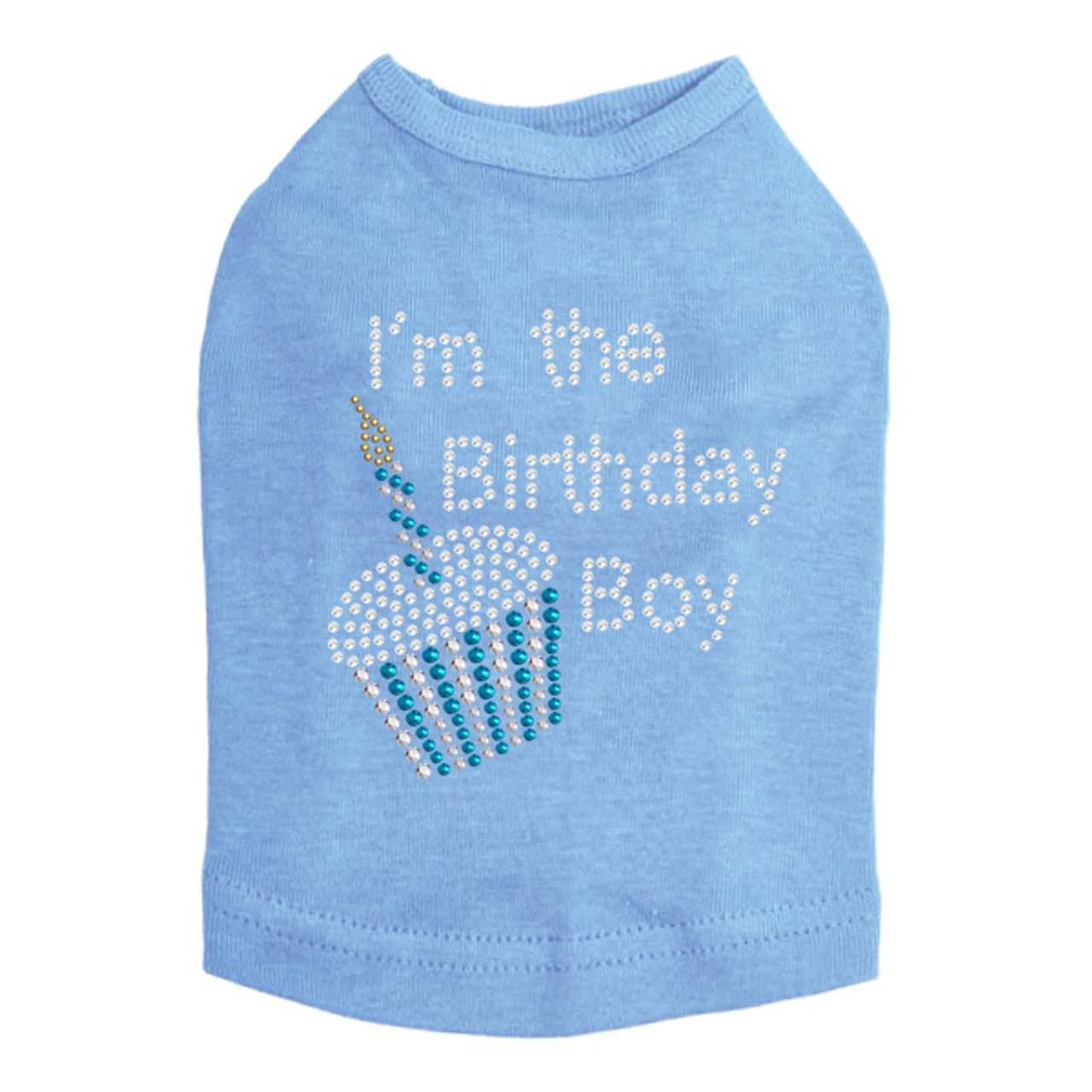 I'm the Birthday Boy - Dog Tank Blue