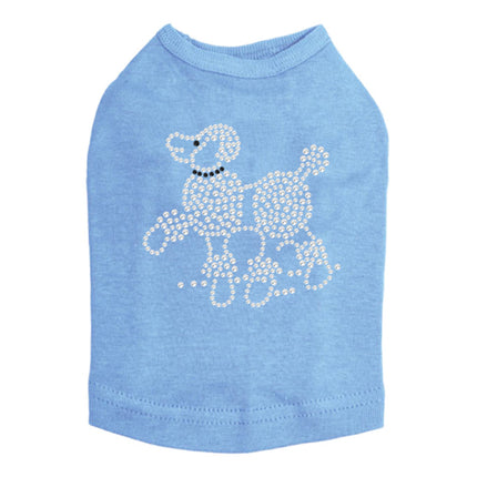 Poodle (Rhinestones) - Dog Tank