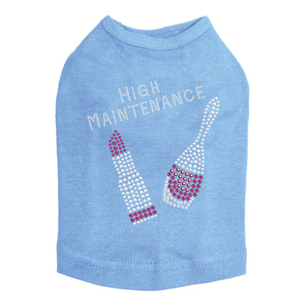 High Maintenance with Nail Polish & Lipstick - Dog Tank