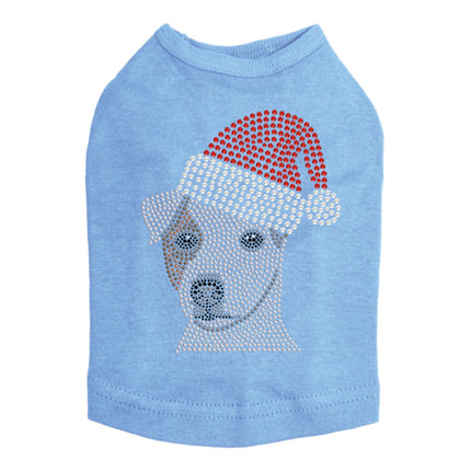 Jack Russell Terrier with Santa Hat - Dog Tank