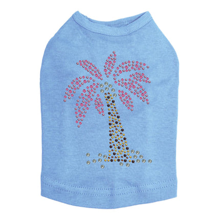 Palm Tree (Pink) Dog Tank