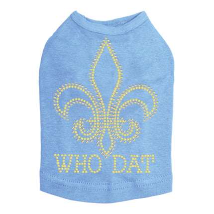 Fleur de Lis - Who Dat Dog Tank