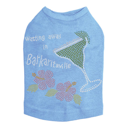 Wasting Away in Barkaritaville Hibiscus - Dog Tank