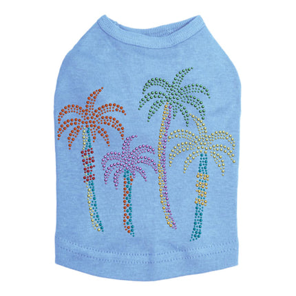 Palm Trees - Multicolor - Dog Tank