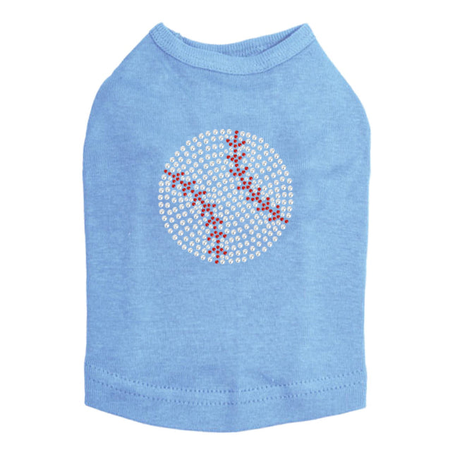 Baseball (Rhinestone) - Dog Tank