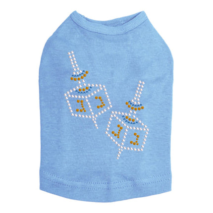 Dreidel - Small (Blue, Silver, & Gold) - Dog Tank