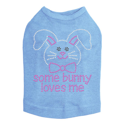 Some Bunny Loves Me (Pink) - Dog Tank