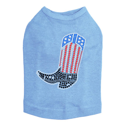 Boot (Red, White, & Blue) - Dog Tank