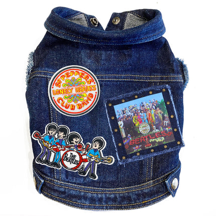 Rock Star (The Beatles) Sgt. Pepper Denim Dog Jacket