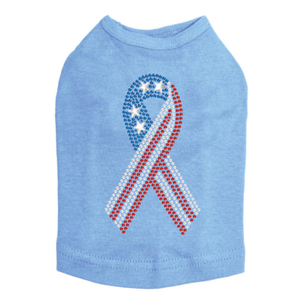 Ribbon (Red, White, & Blue) - Dog Tank