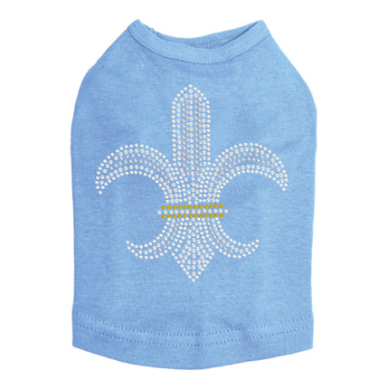 Fleur de Lis (Rhinestones & Nailheads) - Dog Tank