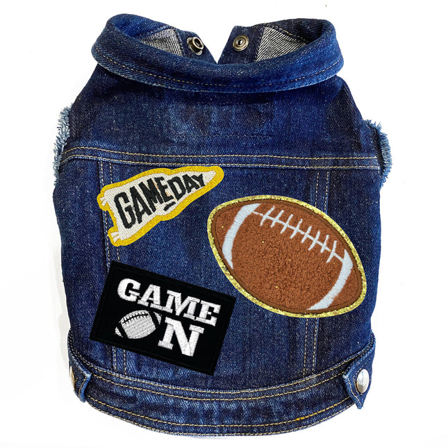 Game On Denim Dog Jacket