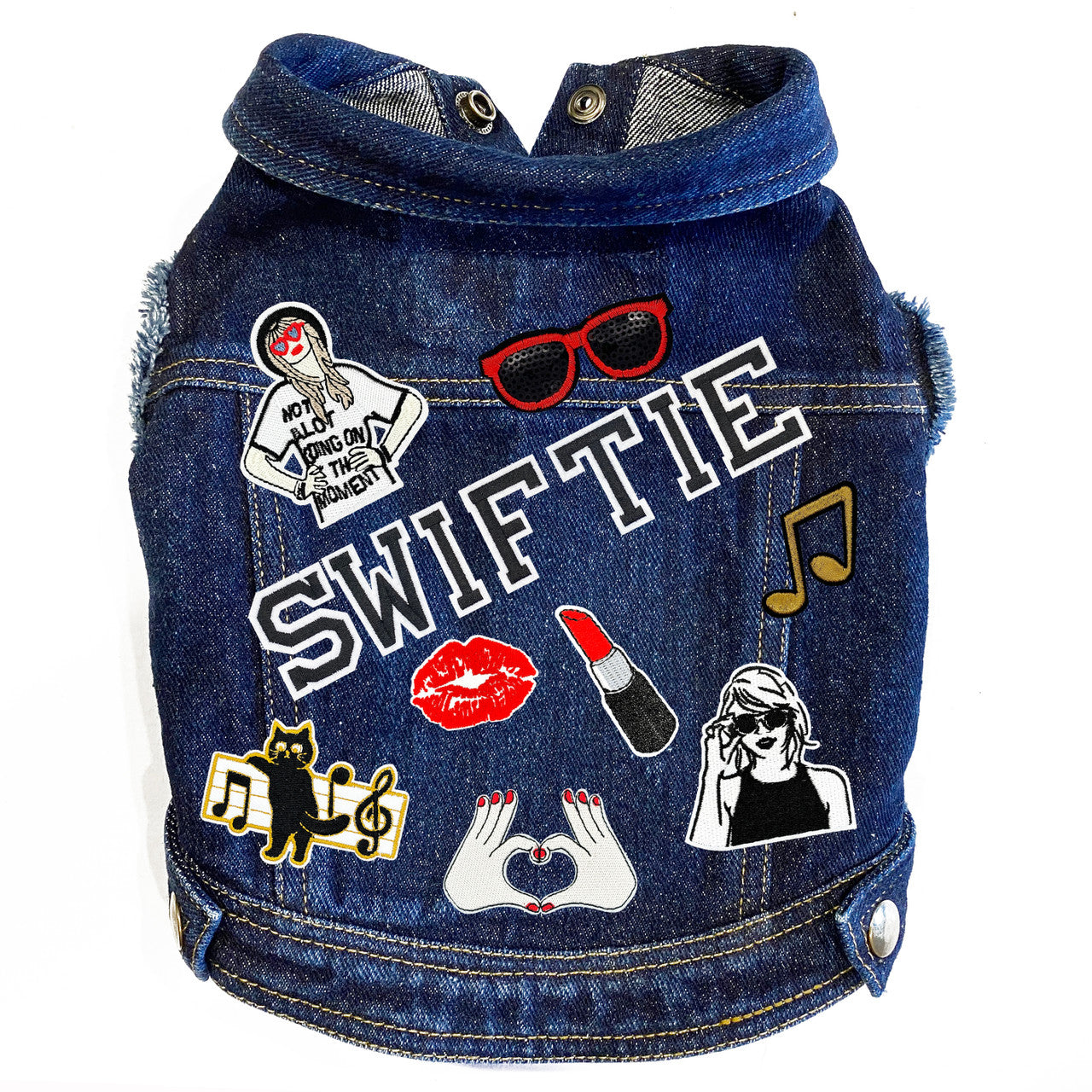 Swiftie Inspired #2 (Large) Denim Dog Jacket