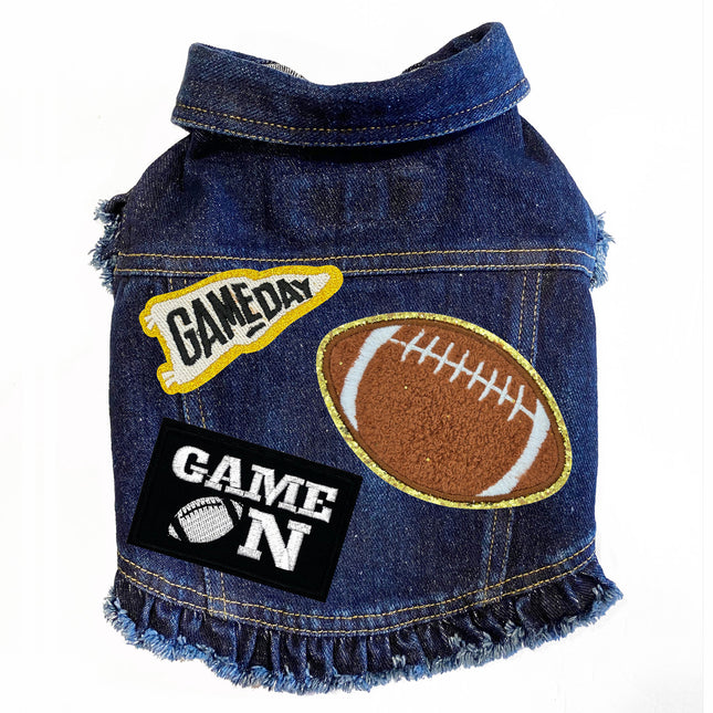 Game On Denim Dog Jacket