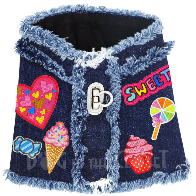 Sweet Treats Denim Harness Vest