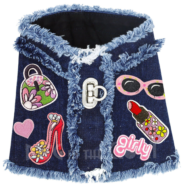 Glamorous Girl Denim Harness Vest