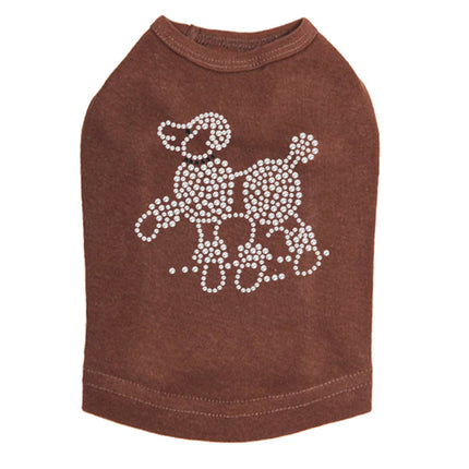 Poodle (Rhinestones) - Dog Tank