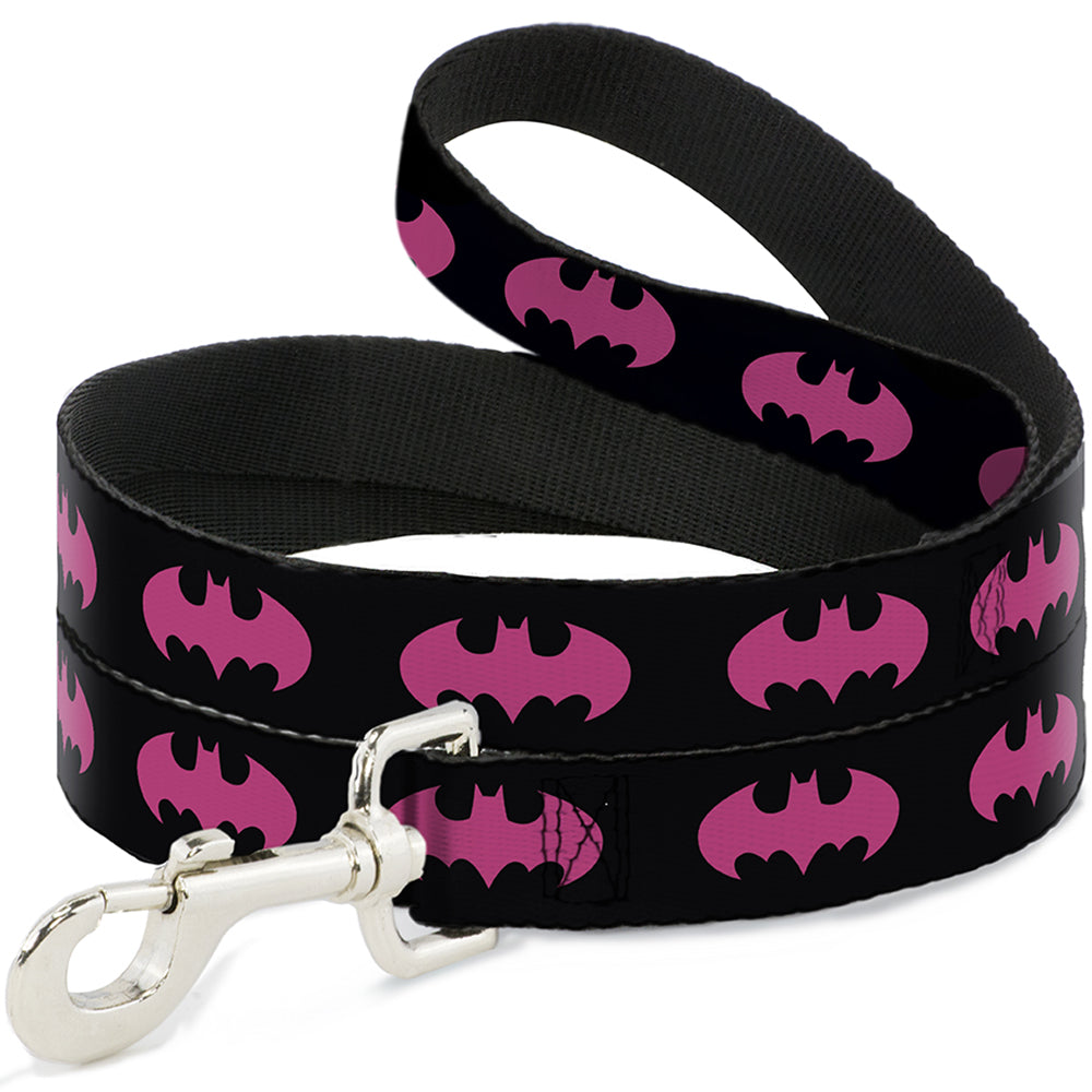 Batman Signal Fuchsia Pet Collar & Leash Set