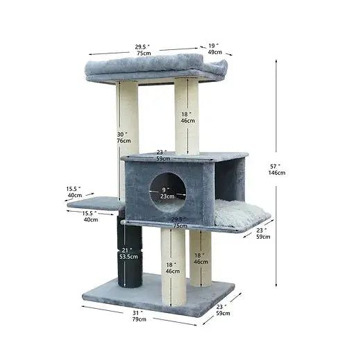 LuLu Modern & Contemporary Design Heavy-Duty Cat Tree