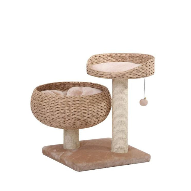 Cozy Handwoven Eco-Friendly Medium Cat Tree