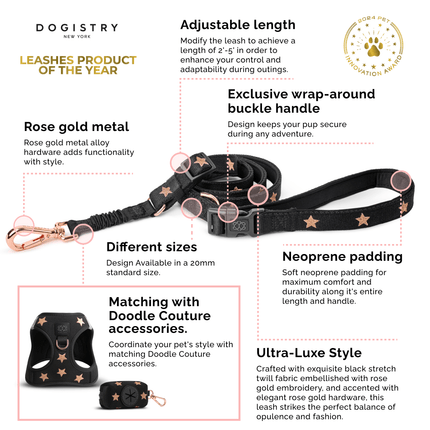 City Dog Leash - Black