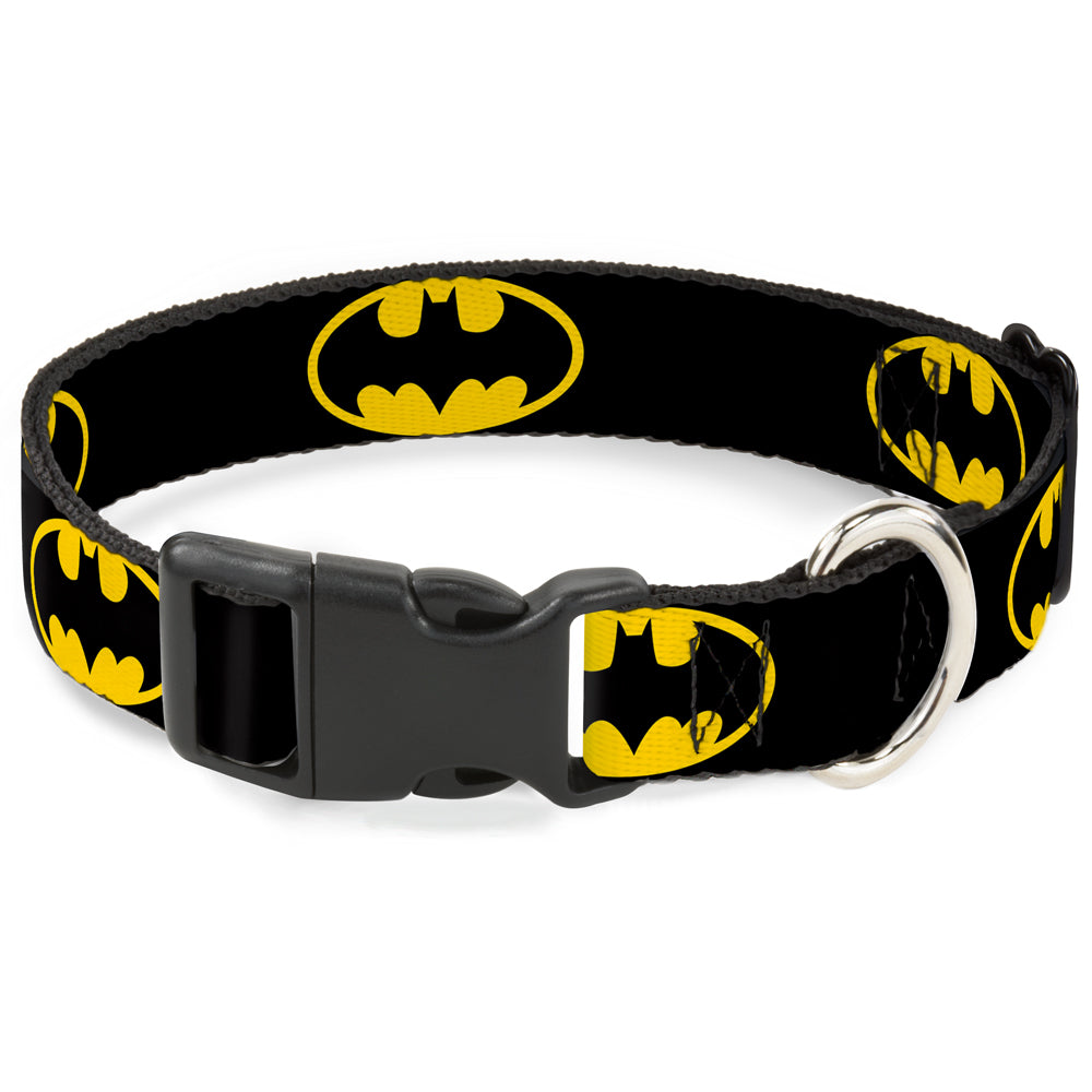 Batman Shield Yellow Pet Collar & Leash Set