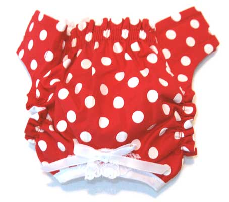 Red & White Polka Dot Panties Option