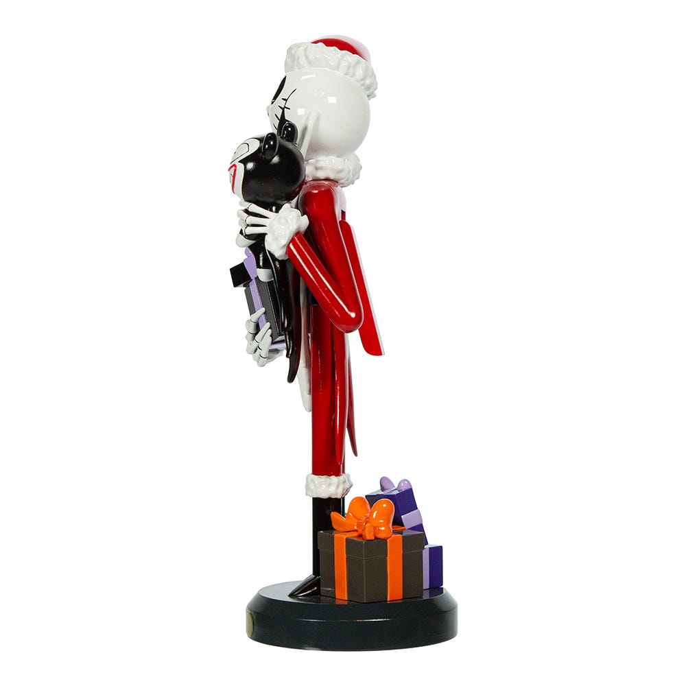 Kurt Adler 10-Inch Disney Nightmare Before Christmas Jack with Vampire Nutcracker