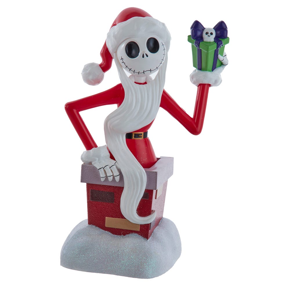 Kurt Adler 10-Inch Disney Nightmare Before Christmas Jack Skellington Tree Topper