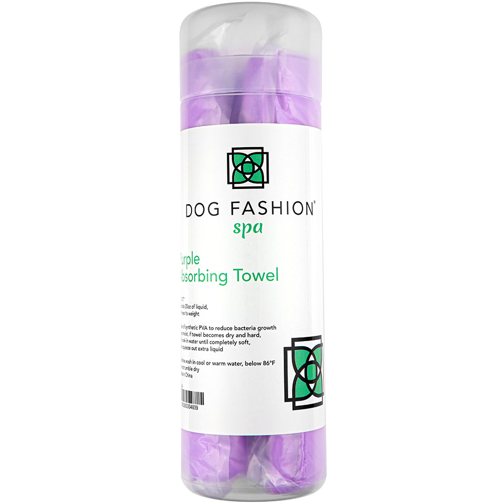 Absorption Towel Purple by Dog Fashion Spa