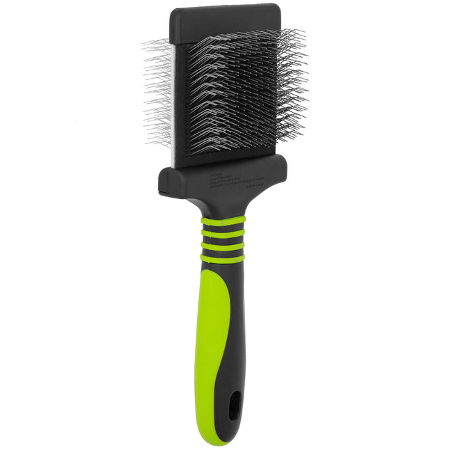 Finishing Green Slicker Brush - Soft by Dog Fashion Spa