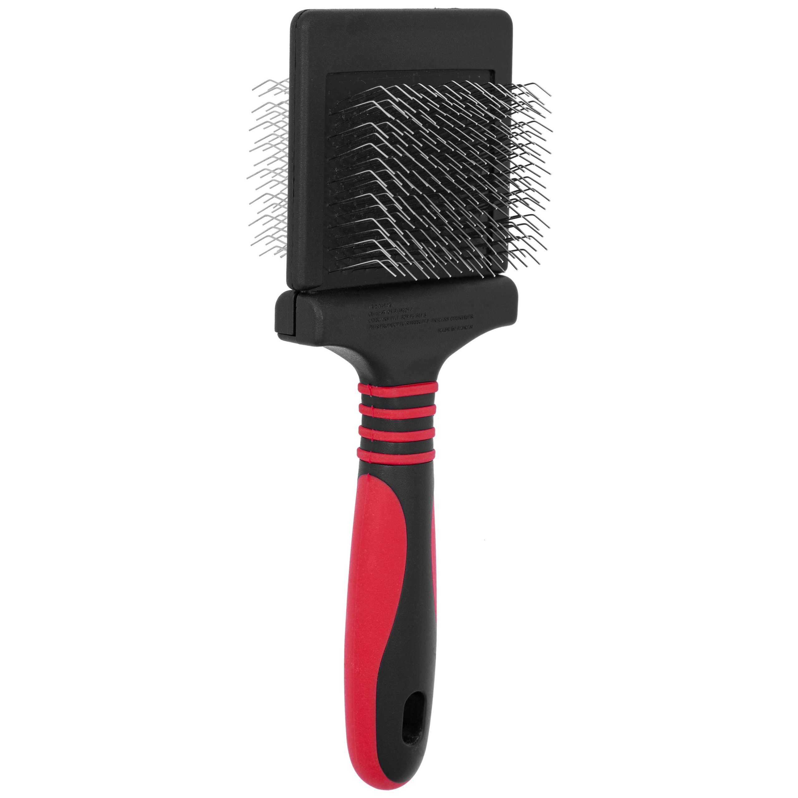 Dematting Red Slicker Brush - Pro Extra Firm by Dog Fashion Spa