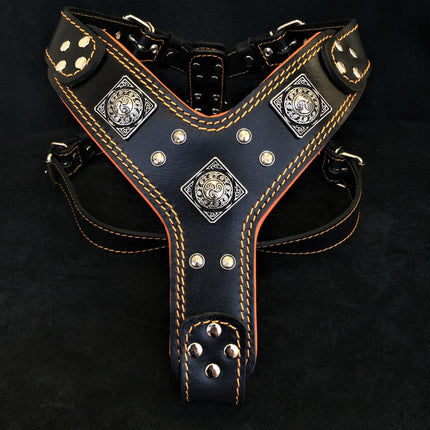 The "Eros" harness Black & Orange