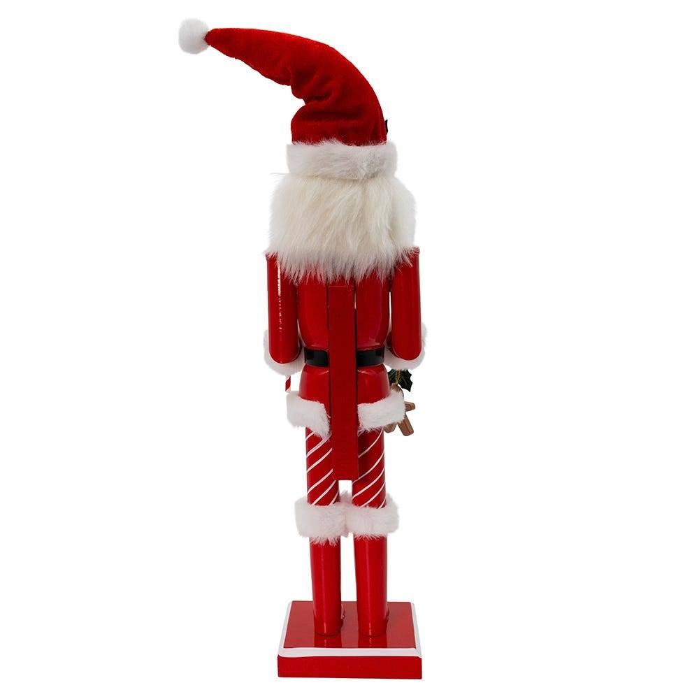 Kurt Adler 15-Inch Wooden Santa Claus Nutcracker