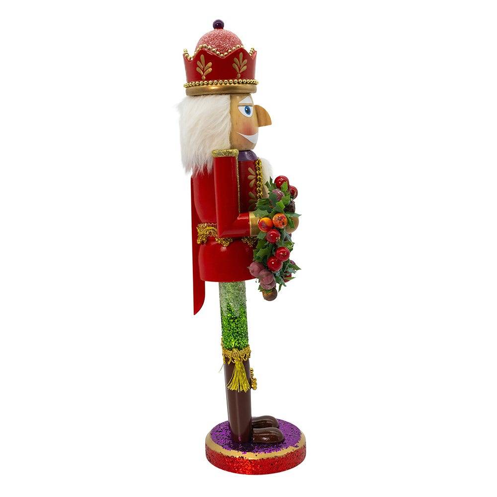 Kurt Adler 15-Inch Wooden Sugar Frost Nutcracker