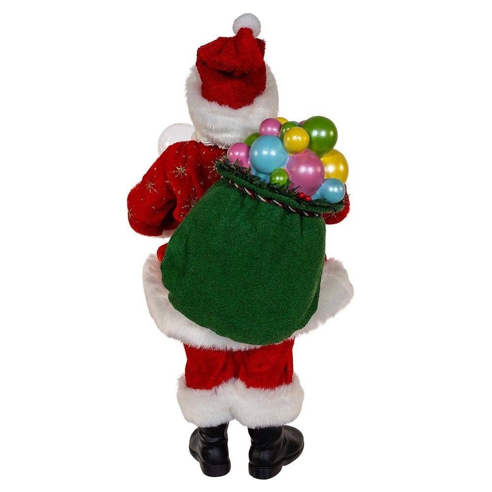 Kurt Adler 10.5-Inch Fabriché Bubblegum Santa