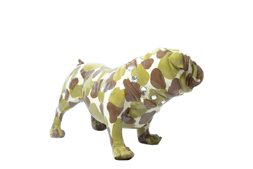 Camouflage Bulldog - 30" long