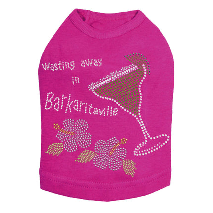 Wasting Away in Barkaritaville Hibiscus - Dog Tank