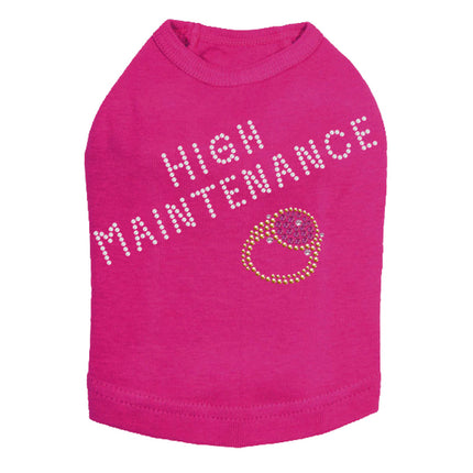 High Maintenance (Fuchsia Ring) - Dog Tank