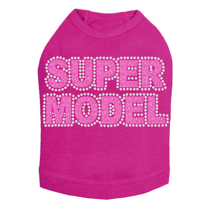 Super Model (Pink)- Dog Tank