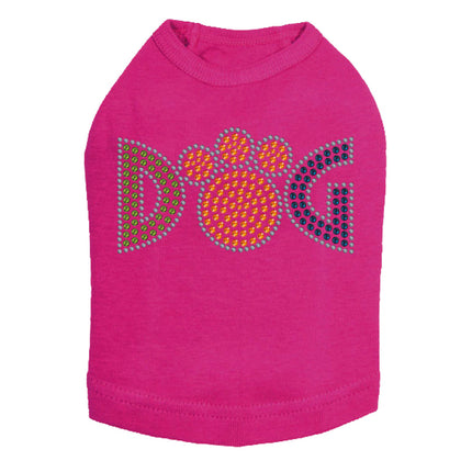 Dog (Rhinestones) - Dog Tank