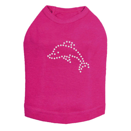 Dolphin (Small Rhinestone) - Dog Tank