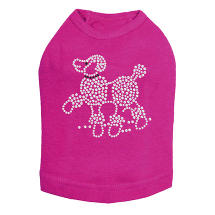 Poodle (Rhinestones) - Dog Tank