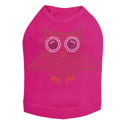 Pink Owl - Dog Tank