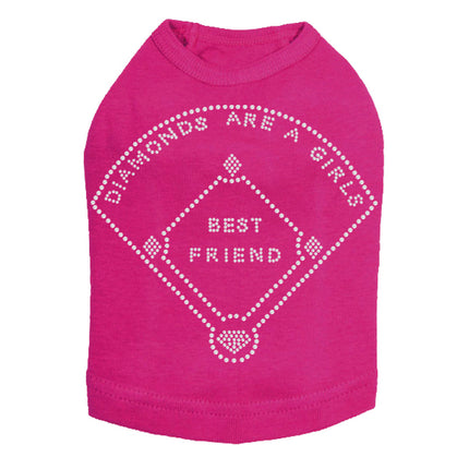 Diamonds are a Girls Best Friend - Dog Tank